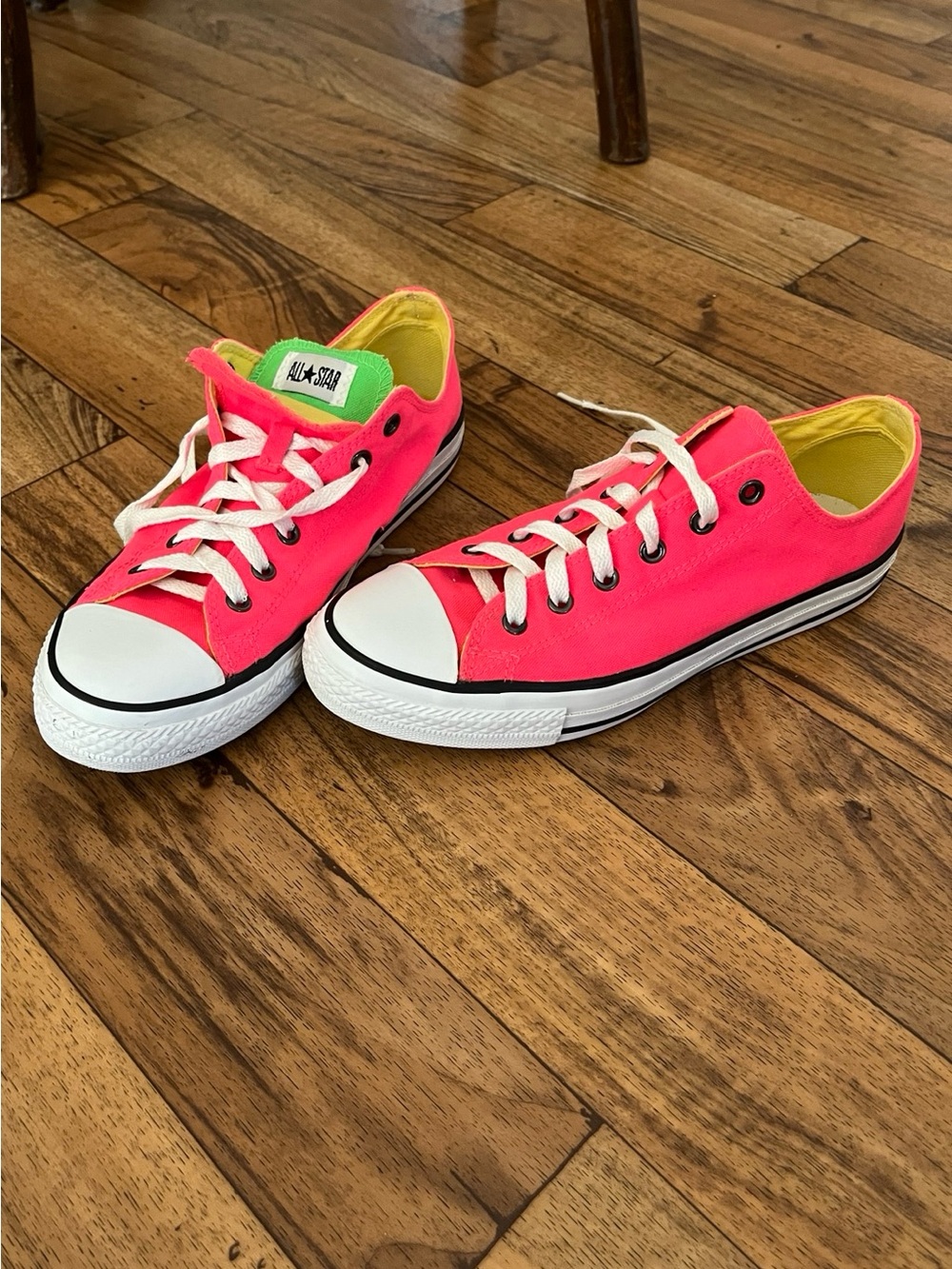 Converse Chuck Taylor All Star Double Tongue Neon Pink Low Top 614130F